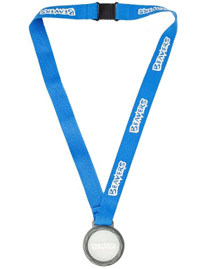 Beaver PVC Medal with Lanyard